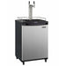 Kegco 24" Wide Kombucha Dual Tap Stainless Steel Commercial/Residential Kegerator - KOM163S-2NK-1