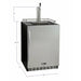 Kegco 24" Wide Kombucha Single Tap Black Commercial Built-In Right Hinge Kegerator - KOMHK38BSU-1-2