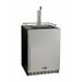 Kegco 24" Wide Kombucha Single Tap Black Commercial Built-In Right Hinge Kegerator - KOMHK38BSU-1-15