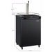 Kegco 24" Wide Kombucha Single Tap Black Commercial/Residential Kegerator - KOM163B-1NK-2