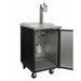 Kegco 24" Wide Kombucha Triple Tap Black Commercial Kegerator - KOMC1B-3-4