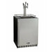 Kegco 24" Wide Kombucha Triple Tap Stainless Steel Commercial Built-In Right Hinge Kegerator - KOMHK38BSU-3-15