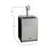 Kegco 24" Wide Kombucha Triple Tap Stainless Steel Commercial Built-In Right Hinge Kegerator - KOMHK38BSU-3-2