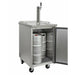 Kegco 24" Wide Single Tap All Stainless Steel Commercial Kegerator - XCK-1S-7