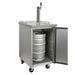 Kegco 24" Wide Single Tap All Stainless Steel Commercial Kegerator - XCK-1S-6