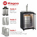 Kegco 24" Wide Single Tap Black Commercial/Residential Kegerator - Z163B-1NK-5