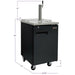 Kegco24" Wide Single Tap Commercial Black Kegerator - XCK-1B-2