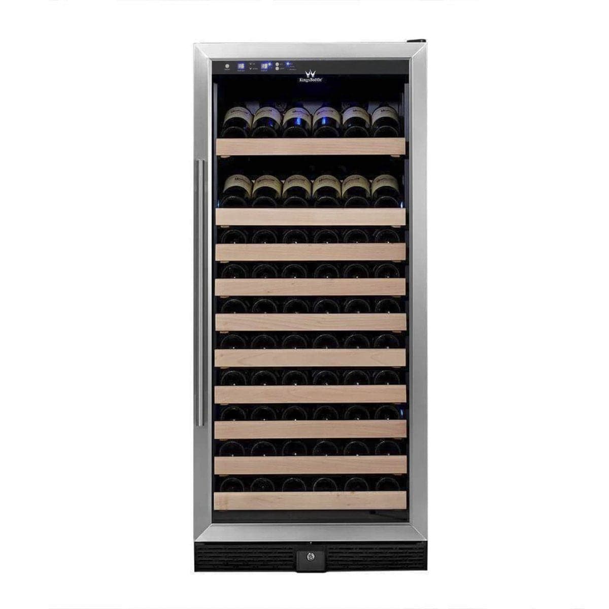 Kingsbottle KingsBottle 100 Bottle Freestanding Kitchen Wine Refrigerator - KBU100WX-SS