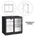 kingsbottle KingsBottle Commercial Grade Back Bar Fridge - KBU56BP