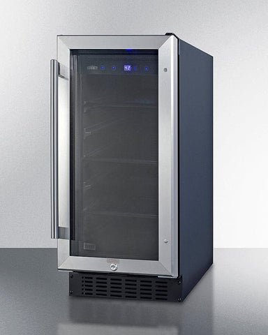 Summit 15" Wide ADA Compliant Built-In Beverage Refrigerator-2