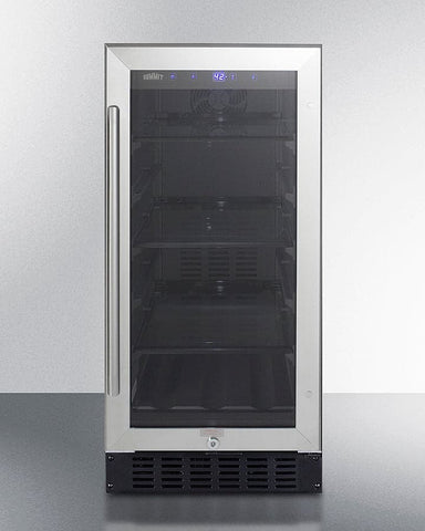 Summit 15" Wide ADA Compliant Built-In Beverage Refrigerator-1