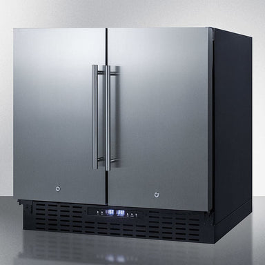 Summit 36" Wide Built-In Refrigerator And Freezer - FFRF36-2