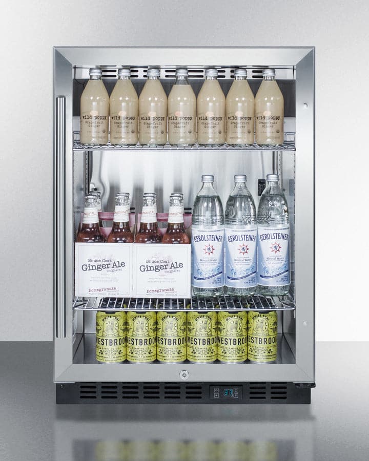 Summit 24" Wide Built-In Beverage Center - SCR610BL-2