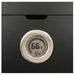 Portofino 120 Ct. Tinted Glass Humidor w/ External Digital Silver Bezel Hygrometer-4