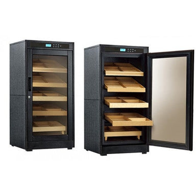 Redford Lite 1250 Ct. Electric Climate/Humidity Controlled Cabinet (Black Oak)-2