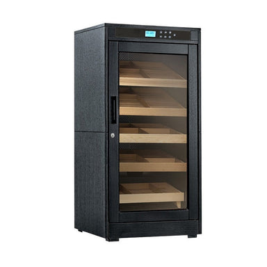 Redford Lite 1250 Ct. Electric Climate/Humidity Controlled Cabinet (Black Oak)-1