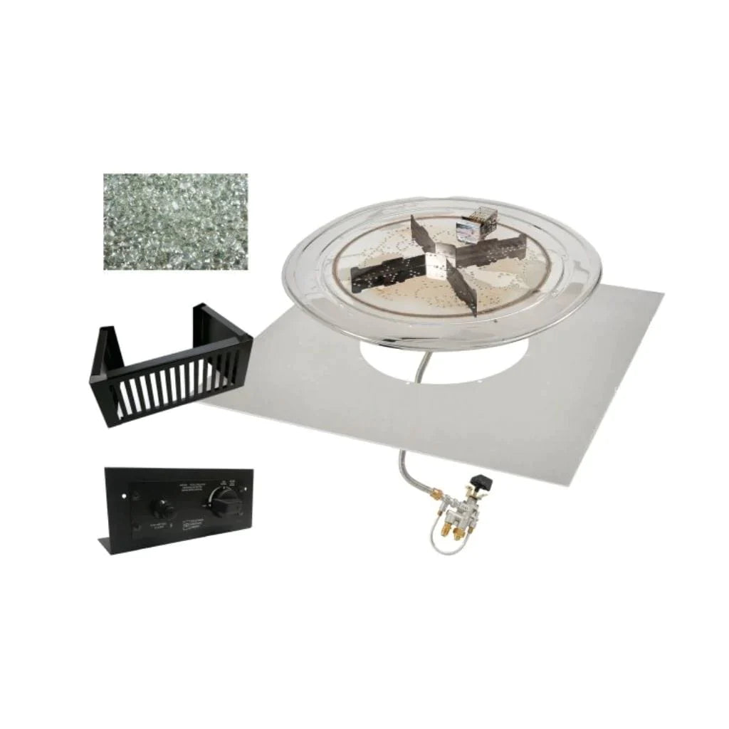 The Outdoor Greatroom | 24" Do-it-Yourself Crystal Fire Plus Gas Burner Kit