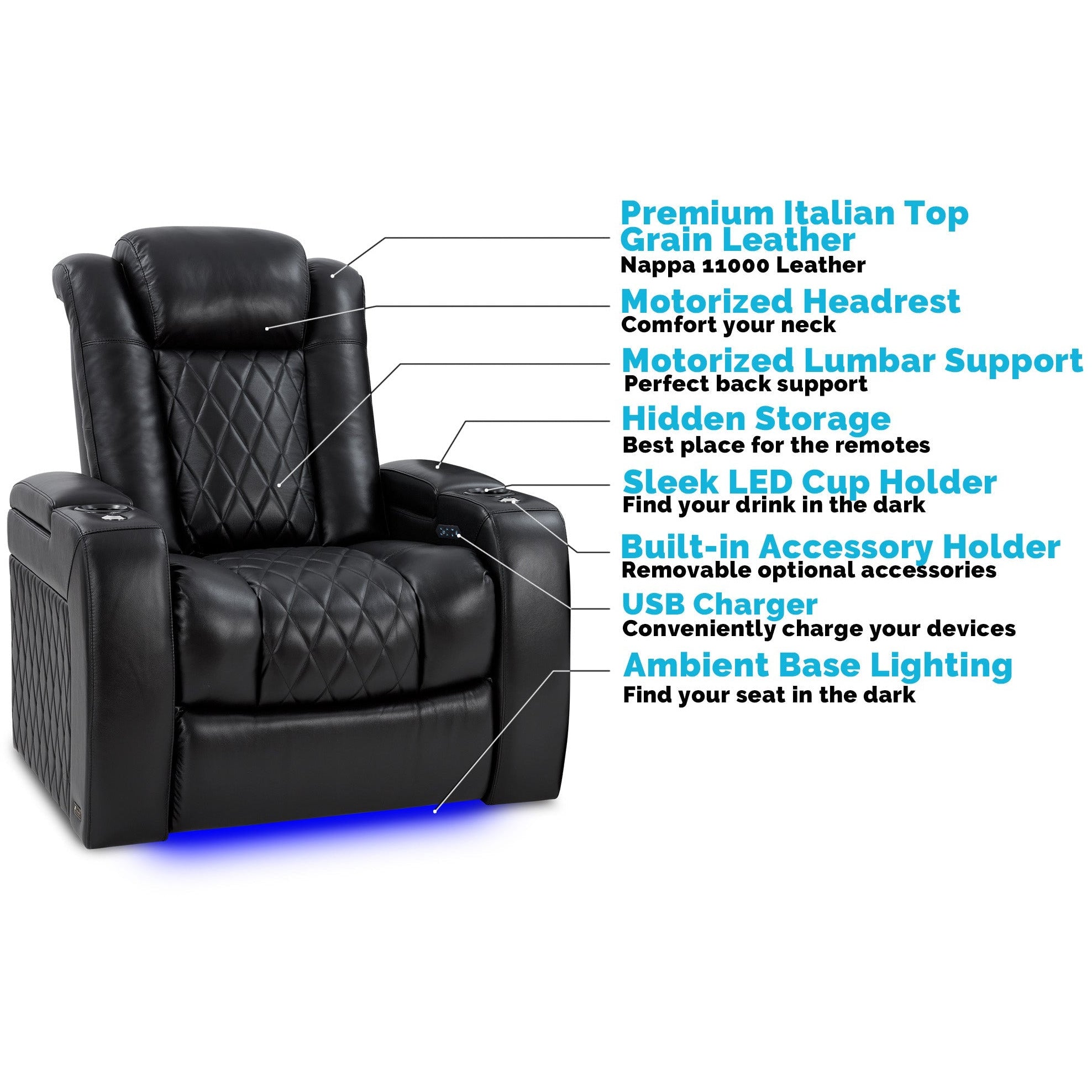 Valencia Theater Tuscany XL Single Home Theater Seating