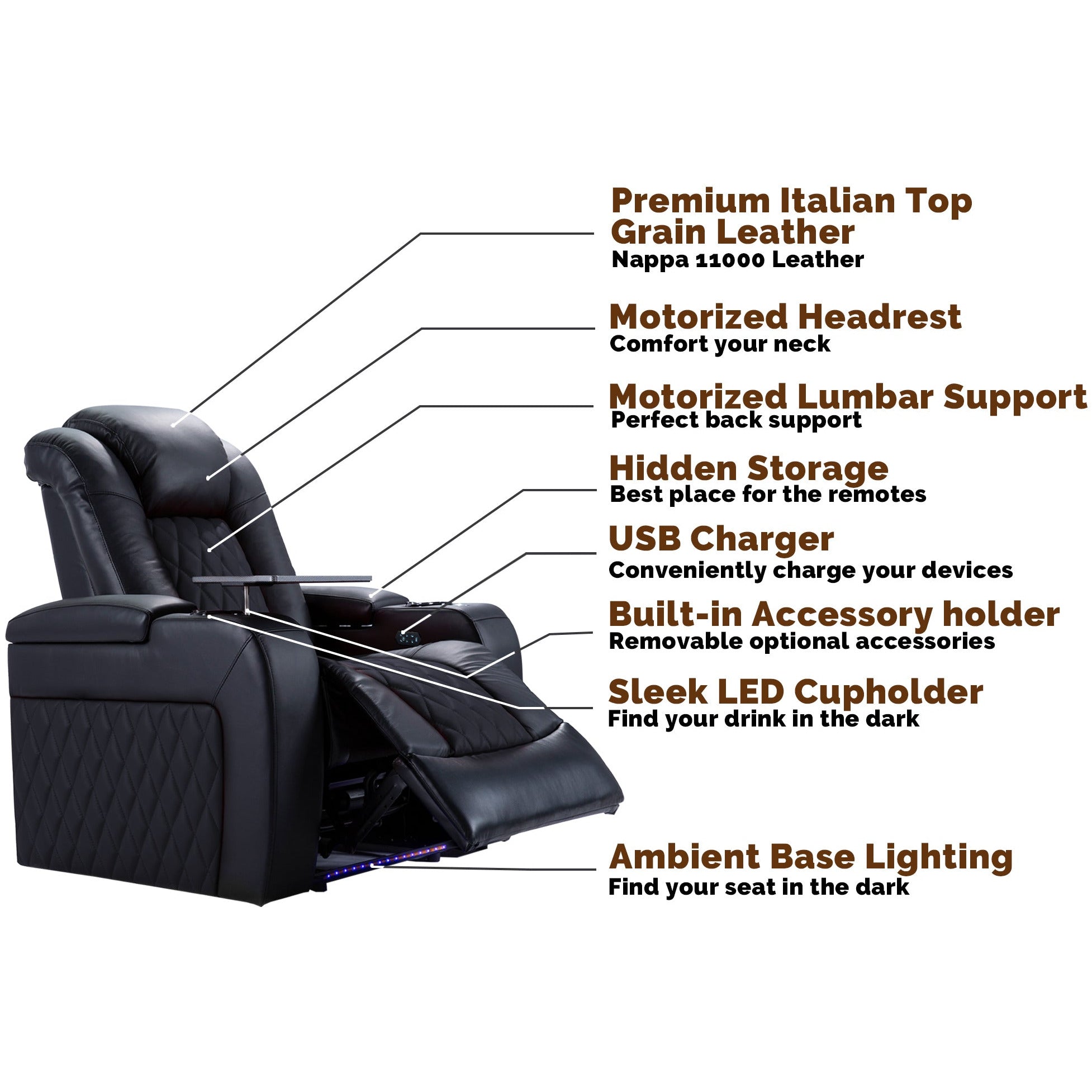 Valencia Tuscany Home Theater Seating