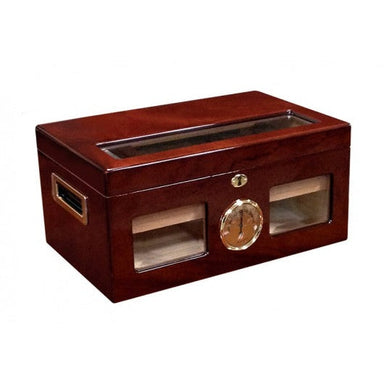 Valencia 120 Ct. Lacquer Humidor w/ Beveled Glass-2